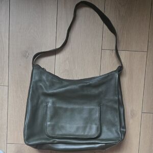 Vintage Furla Shoulder Bag In Khaki